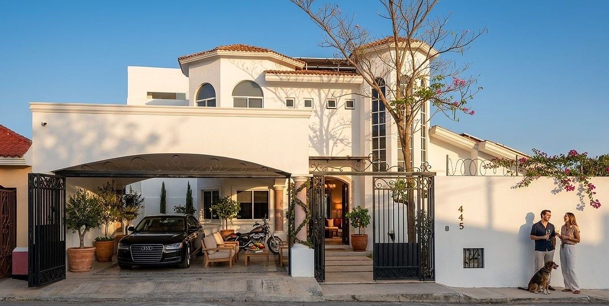 Residencia en esquina ubicada en Montebello al norte de Mérida