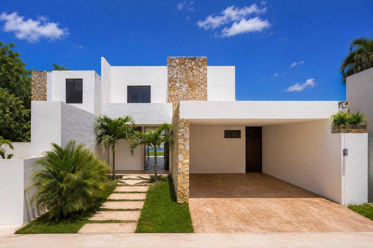 Casa en Venta al Norte de Mérida, Conkal, con piscina