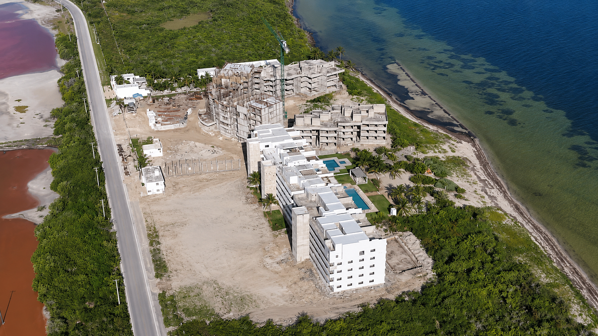 Departamento de lujo en venta, frente al Mar de San Crisanto, Yucatán