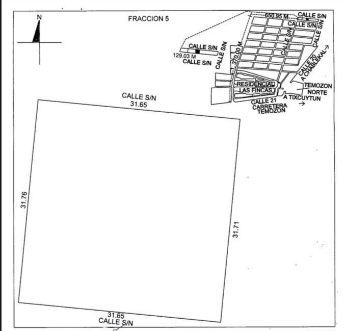 Terreno en Venta en Temozón Norte