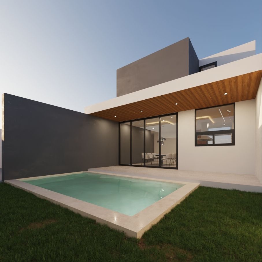 Residencia moderna en venta en Sitpach, Mérida Yucatán