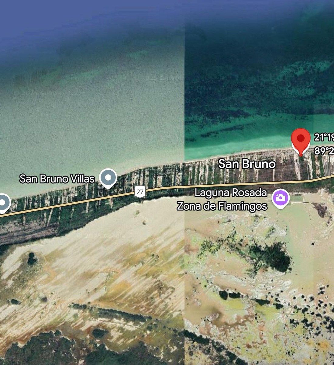 TERRENO FRENTE AL MAR EN SAN BRUNO, YUCATÁN